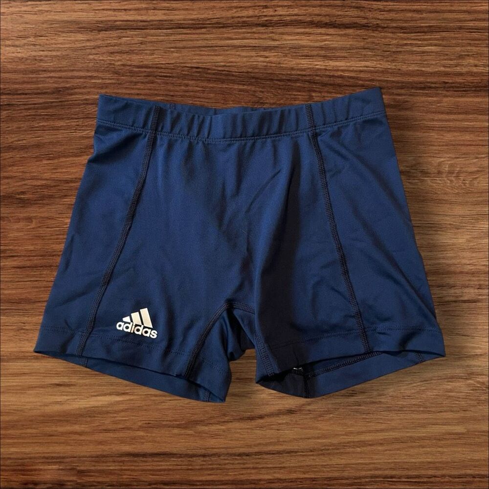 Adidas Team Performance ClimaLite Compression Shorts Navy Women’s M
